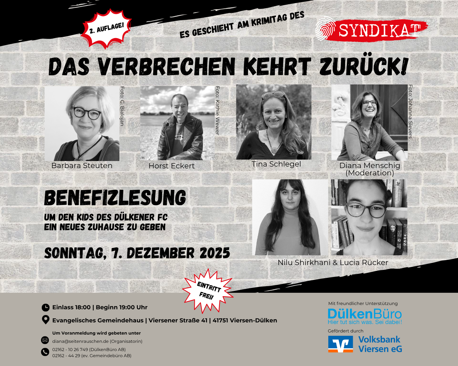 Das Verbrechen kehrt nach Dülken zurück!