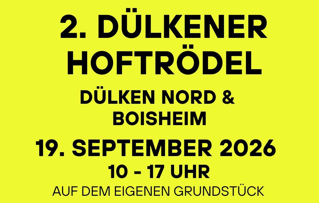Dülken trödelt